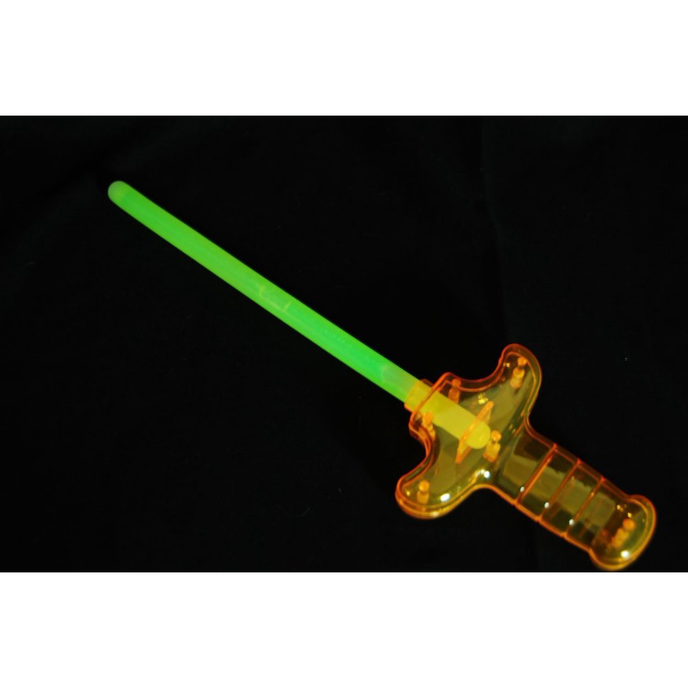 Green Glow Stick Swords 5 Pack, 5 Green glow swords per package By