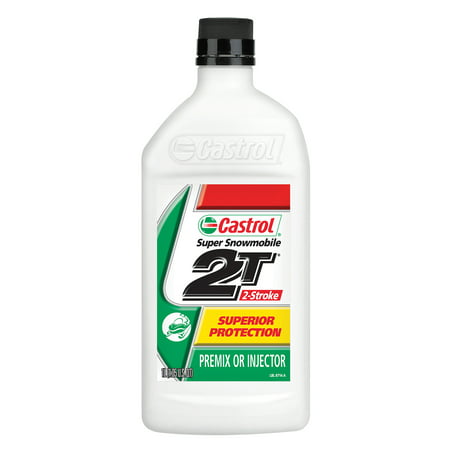 Castrol 2T 2 Stroke Super Snowmobile Oil, 1 Liter