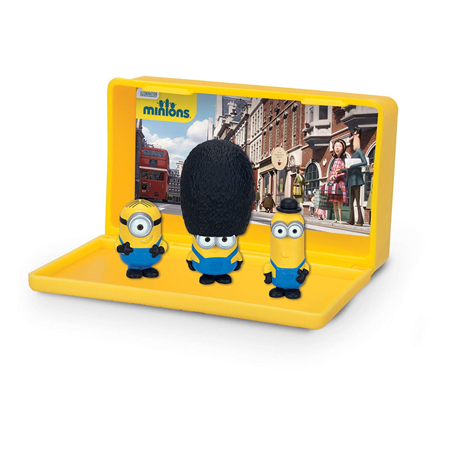 Minions Micro Minion Playset - British Minions, 3 small stylized ...