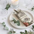 thumbnail image 4 of Cloth Napkins Set of 8 - 20x20 Inches, Coffee Tea Time Washable Reusable Table Napkins, Vintage Cup Roses Floral Rustic Soft & Absortbent Dining Napkin for Party Wedding Hotel Restaurant, 4 of 9