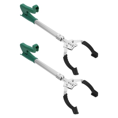 ELAYARD 2Pcs Long Claw Grabber Tools with Plastic Handle for Picking Up Trash and Objects Grip