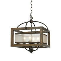 Cal Lighting 60W X 4 Semi-Flush Pendant