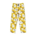 thumbnail image 4 of Xecao Lilies Flowers Men's Straight Lounge Pajama Pants: The Ultimate in Comfortable Sleepwear, 4 of 9