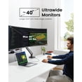 thumbnail image 2 of Soporte de monitor HUANUO para pantallas de 13 a 40 pulgadas de hasta 11 kg con USB 3.0, 2 of 7