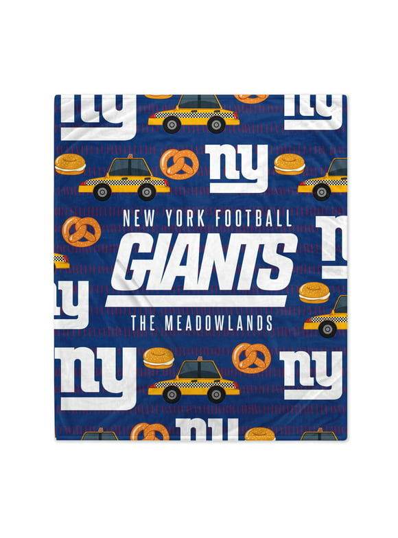 New York Giants 60'' x 70'' Hometown Logo Fleece Blanket