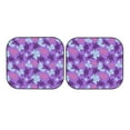 thumbnail image 7 of Kll Ornamental Turtles Windshield Sun Shade 2-Piece Foldable Car Front Window Sunshade For Most Sedans Suv Truck - Auto Sun Blocker Visor Protector Blocks Max Uv Rays - Medium, 7 of 7