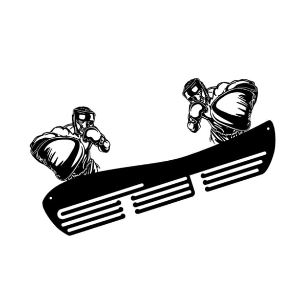 Perchero de exhibición para medallas, colgador de placas de metal para carreras deportivas, organizador de pared para medallas de competición para B