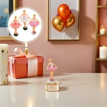 LOLIPPYY 6Pcs Ballet Dancer Figurines with Autorotating Motion Lightweight Plastic Design