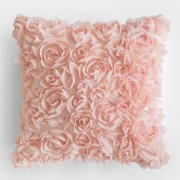 AIRI 18" x 18" 3D Rose Collection Decorative Throw Pillow