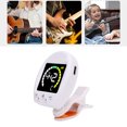 thumbnail image 1 of Digital Metronome Tuner, 30-280bpm Multifunctional High Sensitivity Metronome Tuner with Swivel Clamp, Rechargeable Instrument Tuner for Guitar, Bass, Violin, Ukulele, 1 of 7