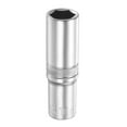 thumbnail image 1 of Uxcell 6 Puntos Profundos Socket 1/4" Drive 10mm Revestimiento de Níquel Manga Invertida de 2" de Largo, 1 of 7