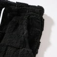 thumbnail image 7 of Chiccall Men's Pajama Bottoms Loungewear Sleep Shorts Soft Fuzzy Drawstring Pajama Shorts with Pockets, 7 of 7