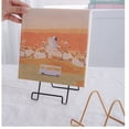 thumbnail image 5 of Metal Plate Display Stand, Tabletop Decorative Easel Holder, Stable Wire Frame for Picture Frames, Collectible Dishes and Artwork Display, Iron, Medium 14.5x9x10cm, 1pc, 5 of 5
