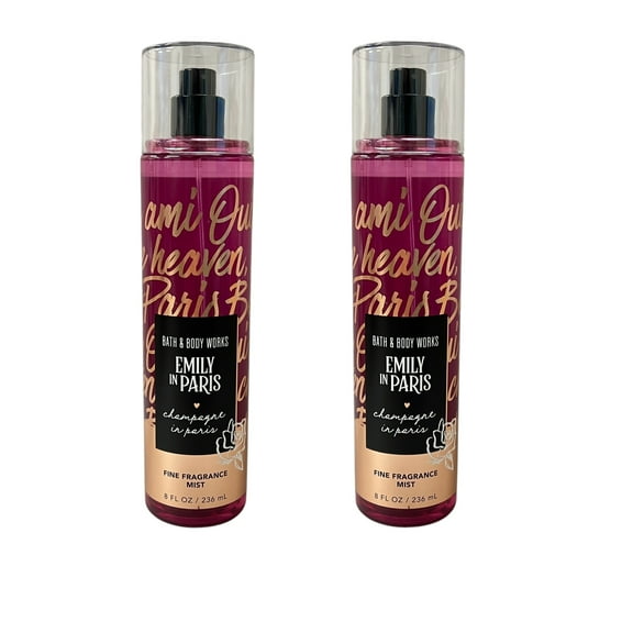 Bath & Body Works Emily In Paris Champagne In Paris Fragrance Mist 8 fl oz 2 Pack