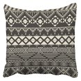 thumbnail image 1 of EREHome African Retro Pattern Aztec Black White Abstract Arabic Ethnic Geometric Pillow Case Cushion Cover 16x16 inch, 1 of 1