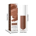 thumbnail image 3 of Hot6sl Liquidación de Ahorros de Verano Lápiz Labial Mate Aterciopelado con Brillo de Labios Milk Cream Aspecto Blanco y No Se Pega a La Taza, 4 Ml, 3 of 7