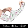 thumbnail image 3 of Uemuo Rose Flower B Printed Arm Sleeves, Cooling UV Sun Protection Sports Compression for Men/Women, 3 of 8