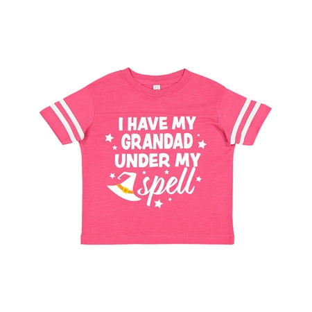 

Inktastic I Have My Grandad Under My Spell with Cute Witch Hat Gift Toddler Boy or Toddler Girl T-Shirt