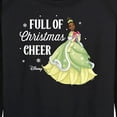 thumbnail image 3 of Disney - Full Of Christmas Cheer Tiana - Women's Lightweight French Terry Long Sleeve Shirt, 3 of 5