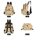 thumbnail image 4 of FORMRS Mini Backpack Purse for Women Travel Daypack Casual Shoulder Bag, Watercolor Sunflowers, 4 of 7
