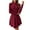Wine, variant on Long Sleeve Dress for Women,Fall Dresses,Women's Long Sleeve Bodycon Dress with Mock Neck and Defined Waist for Sleek Look A-Line Dress Ideal for Office Wear or Sophisticated Evening Out