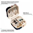 thumbnail image 2 of Baseball Travel Portable Square Jewelry Display Case: Storage Solution for Rings, Earrings, Necklaces, Bracelets, and More! Ideal for Girls and Women: Jewelry Stand, Display, and Box in One, 2 of 6