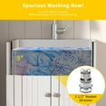 thumbnail image 5 of Ktaxon 24-Inch Laundry Sink with Cabinet and Pull-Out Sprayer Faucet, Stainless Steel Utility Sink with Cabinet, Grey Cabinet with Sink for Laundry & Utility Room, Kitchen, Bathroom, Basement, 5 of 8