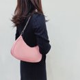 thumbnail image 3 of Bolso de mano de moda para mujer, bolso de hombro de cadena de Color sólido para axilas (rosa) Tmvgtek Para estrenar, 3 of 8