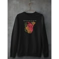 thumbnail image 3 of Dream With Your Eyes Wide Open Sweatshirt Men -Image by Shutterstock, Male Small, 3 of 4