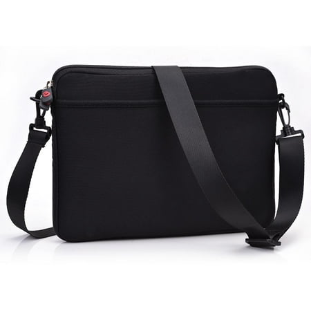 KroO 13.3-Inch Messenger Style Neoprene Bag Case with Front and Rear Pockets Includes Removable Shoulder Carrying