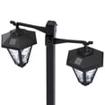 thumbnail image 4 of Luces solares para exteriores, iluminación LED solar para jardín, juego de 1 lámpara para pasarelas y patios con encendido y apagado automático, impermeables y de anochecer a amanecer para, 4 of 8
