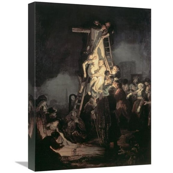 22 in. Descent From the Cross Art Print - Rembrandt Van Rijn