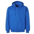 thumbnail image 1 of Gildan Mens Softstyle Fleece Midweight Full Zip Hoodie, 1 of 2