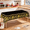 B, variant on Homenest Happy New Year Tablecloth 107x54 Inch, Black Gold White Silver Colorful Plastic Party Table Cover for New Year's Eve Dinner, Holiday Gatherings, Waterproof Disposable Tablecloth