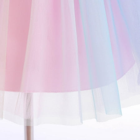 

PEASKJP Pretty Garden Dresses Girls Toddler Girls Flowy Swing Sundress Short Sleeve Floral Printed Pageant Dress Pink 9-10 Years