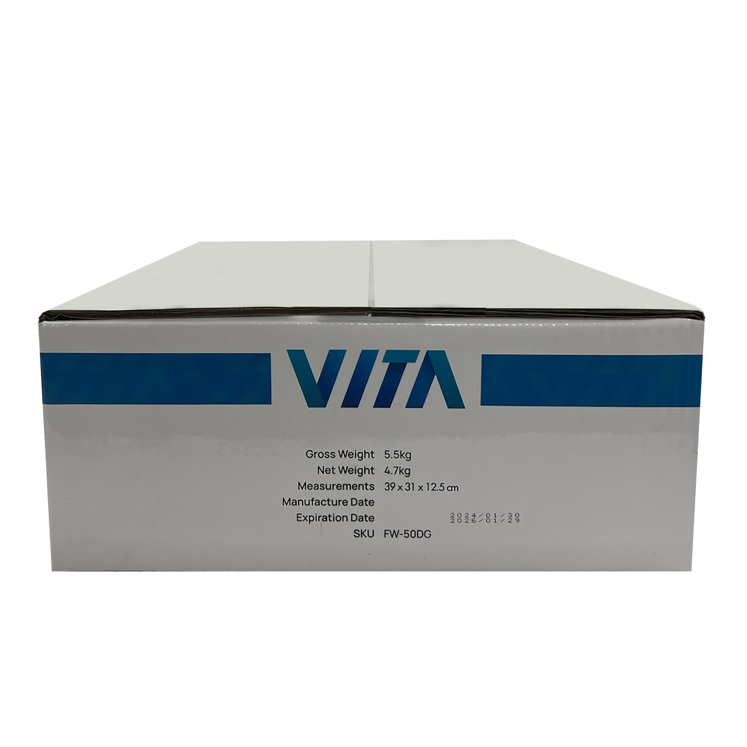Achim Vita Unscented Flushable Wipes 6.8in x 5.3in - 24 Resealable Packs -1200 total wipes