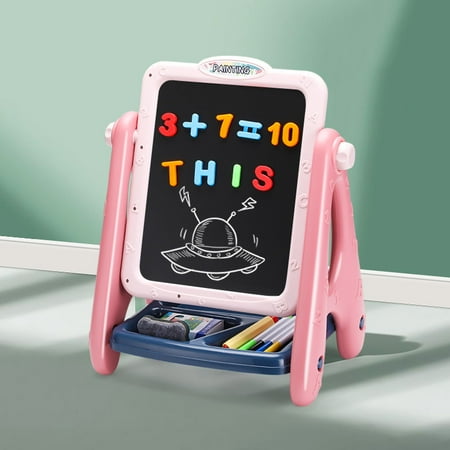 

Magnetic Drawing Board for Kids - Travel Size Sketching Pad with Colorful Erasable Magnet - Educational Learning Toy - Ideal for Holidays & Birthdays - Great Gift for Girls & Boys