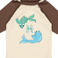 thumbnail image 4 of Inktastic Cute Pisces the Fish Zodiac Sign Boys or Girls Long Sleeve Baby Bodysuit, 4 of 5