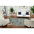 thumbnail image 3 of SAFAVIEH Evoke Milica Bordered Area Rug, Ivory/Grey, 5'3" x 7'6", 3 of 8