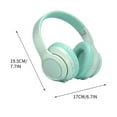 thumbnail image 3 of Bluetooth Headphones Over Ear, 65H Playtime and 6 EQ Music Modes Wireless Headphones with Microphone, HiFi Stereo Foldable Lightweight Headsets, Deep Bass for Home Office Cellphone PC Ect., 3 of 3