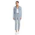 thumbnail image 3 of Time and Tru Women's Belted Jean Jacket, 3 of 6