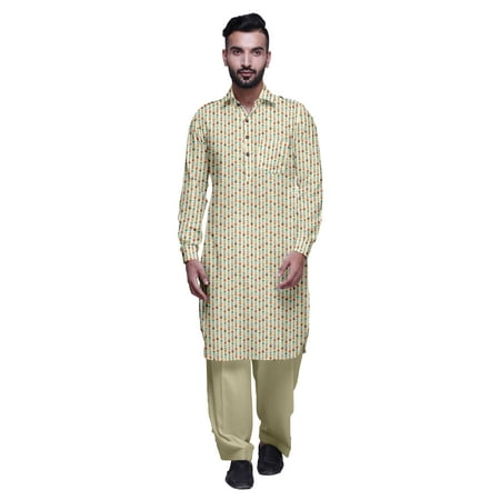 

Atasi PathaniÂ KurtaÂ Pajama For Men Full Sleeve LongÂ KurtaÂ Casual Clothing
