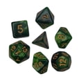 thumbnail image 1 of 7 Pieces Polyhedral Dices Set family board game polyhedral Durable Board Game Props for Card Game Cafe Green, 1 of 7