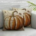 thumbnail image 3 of COMIO  Fall Pillow Covers,Vintage Rustic Fall Pumpkin Maple Leaf Reversible Pillowcase Throw Pillow Cover,Fall Decor for Home,Bed Home Farmhouse Decor Pillow Case, 3 of 5