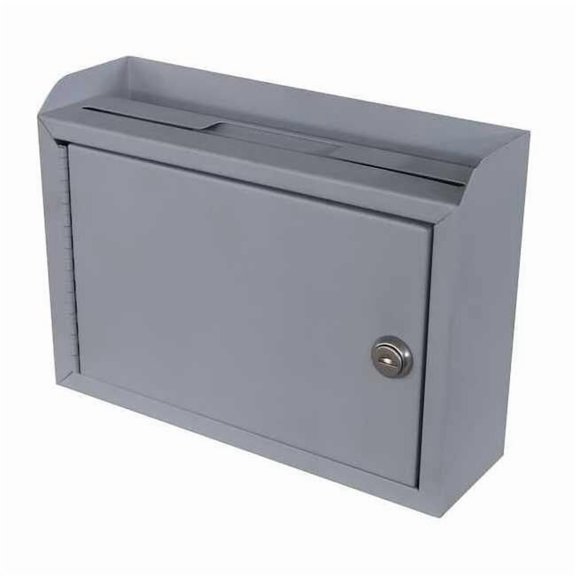Manufacturer Varies Suggestion Box,Steel,Gray,3 in. D 2KEK1
