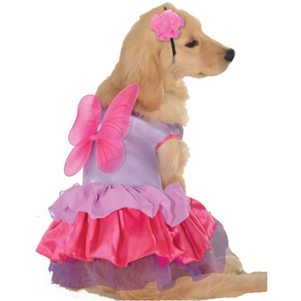 Purple Pink Pixie Fairy Puppy Princess Dog Pet Costumes