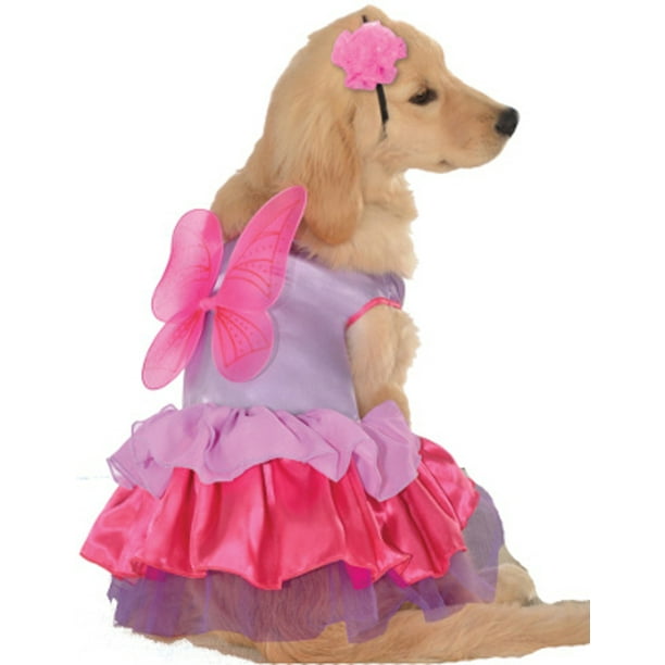 Purple Pink Pixie Fairy Puppy Princess Dog Pet Costumes - Walmart.com