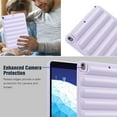 thumbnail image 7 of ELEHOLD Shockproof Case for iPad Air 11-inch M3 (2025) / M2 (2024), Soft Anti-Drop Cover Down Jacket Desigh Camera Protection Precise Cutouts Case Cover, Lightpurple, 7 of 7