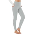 thumbnail image 2 of BALEAF Leggings térmicos cálidos con forro polar para mujer, pantalones de yoga de talle alto, clima frío con bolsillos, 2 of 3