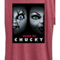 thumbnail image 3 of Chucky - We'll Be Watching & Waiting - Women's Short Sleeve Graphic T-Shirt, 3 of 5